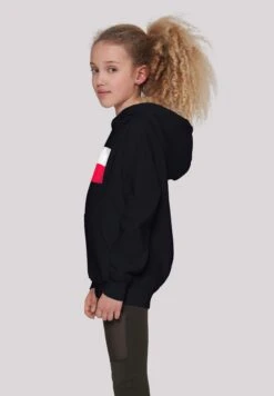 F4NT4STIC Polen Flagge Distressed - Hoodie - Schwarz -F4Nt4Stic bc979d151b0f46a6bf77d657a54bd328