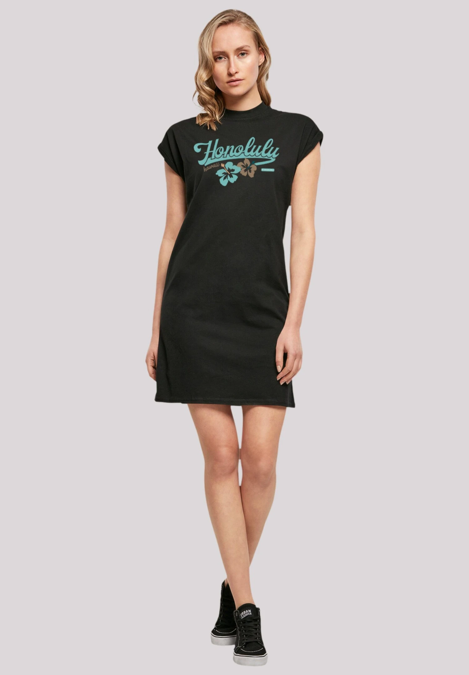 F4NT4STIC Honolulu - Jerseyjurk - Schwarz 4 F4NT4STIC Honolulu - Jerseyjurk - Schwarz - Afbeelding 2