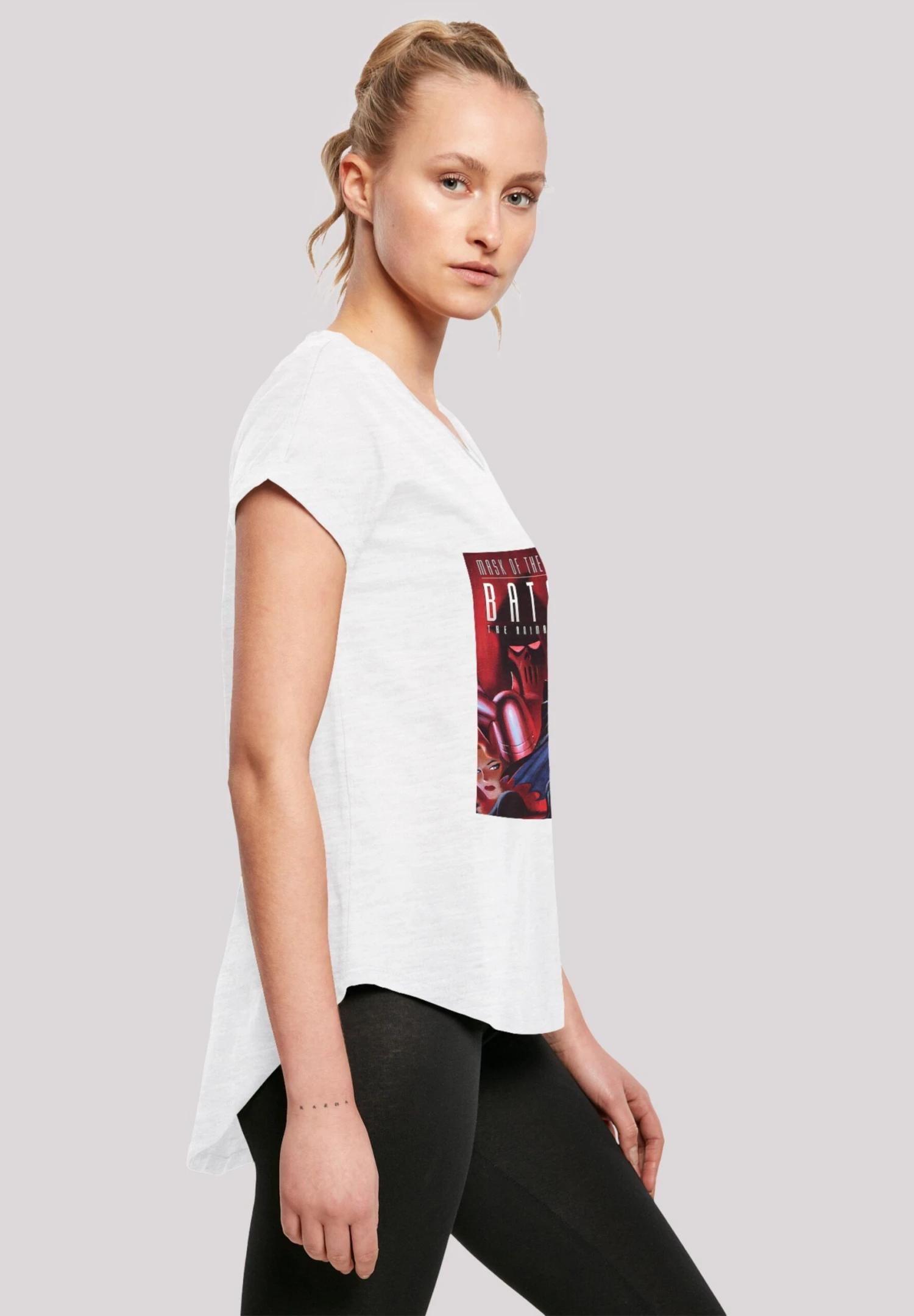 F4NT4STIC Long 'Dc Comics Batman Mask Of The Phantasm' - T-Shirt Print - White 7 F4NT4STIC Long 'Dc Comics Batman Mask Of The Phantasm' - T-Shirt Print - White - Afbeelding 5