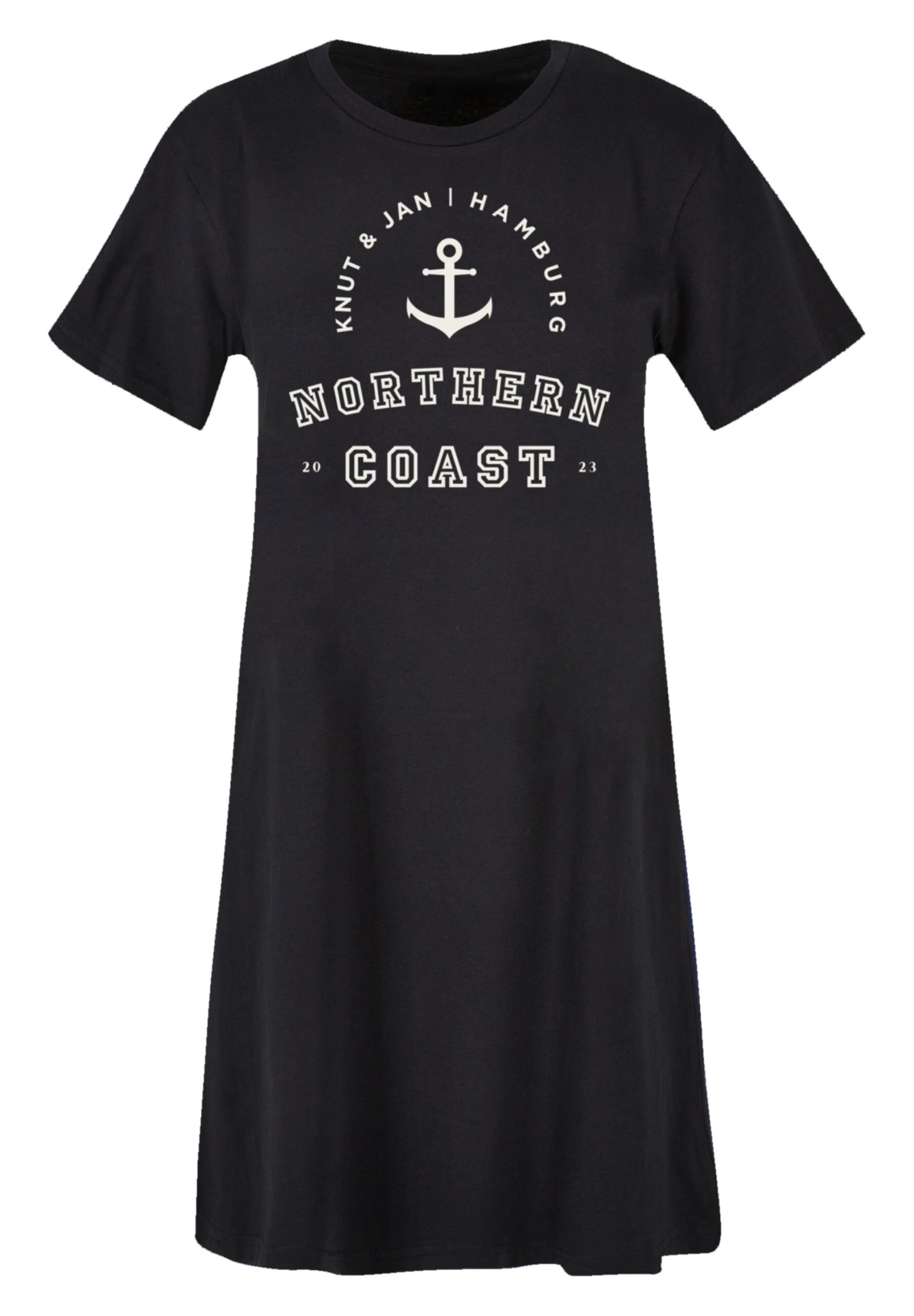 F4NT4STIC Northern Coast Nordsee KnutJan Hamburg - Jurk - Schwarz 8 F4NT4STIC Northern Coast Nordsee KnutJan Hamburg - Jurk - Schwarz - Afbeelding 6