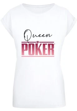 F4NT4STIC Queen Of Poker - T-Shirt Print - Weiß -F4Nt4Stic c0722651748d4710872502e6b4d43358