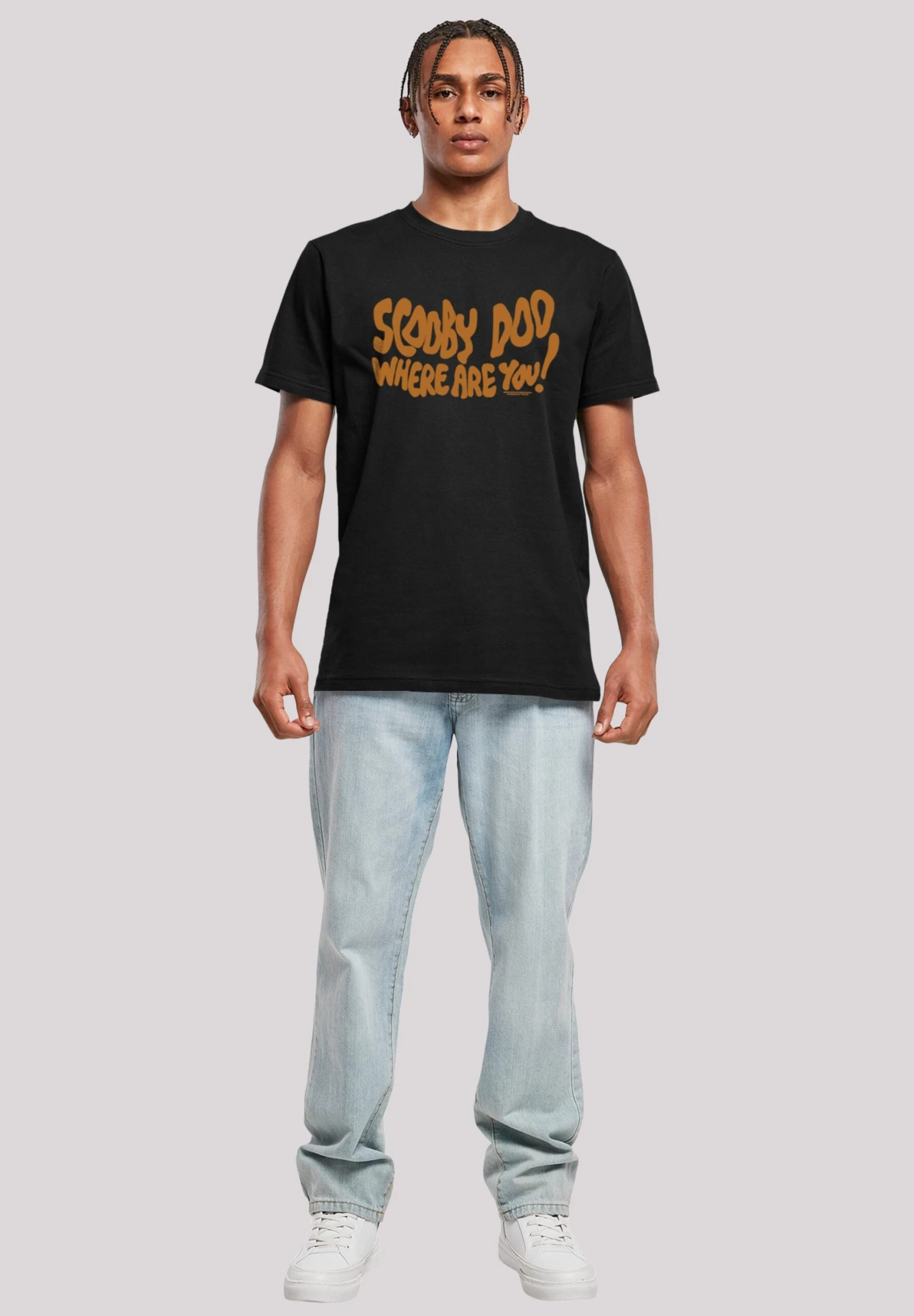 F4NT4STIC Scooby Doo Where Are You Spooky - T-Shirt Print - Black 4 F4NT4STIC Scooby Doo Where Are You Spooky - T-Shirt Print - Black - Afbeelding 2