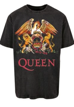 F4NT4STIC Queen Classic Crest - T-Shirt Print - Schwarz 14 F4NT4STIC Queen Classic Crest - T-Shirt Print - Schwarz -F4Nt4Stic c0ee4168bc954801859208dede3e9212