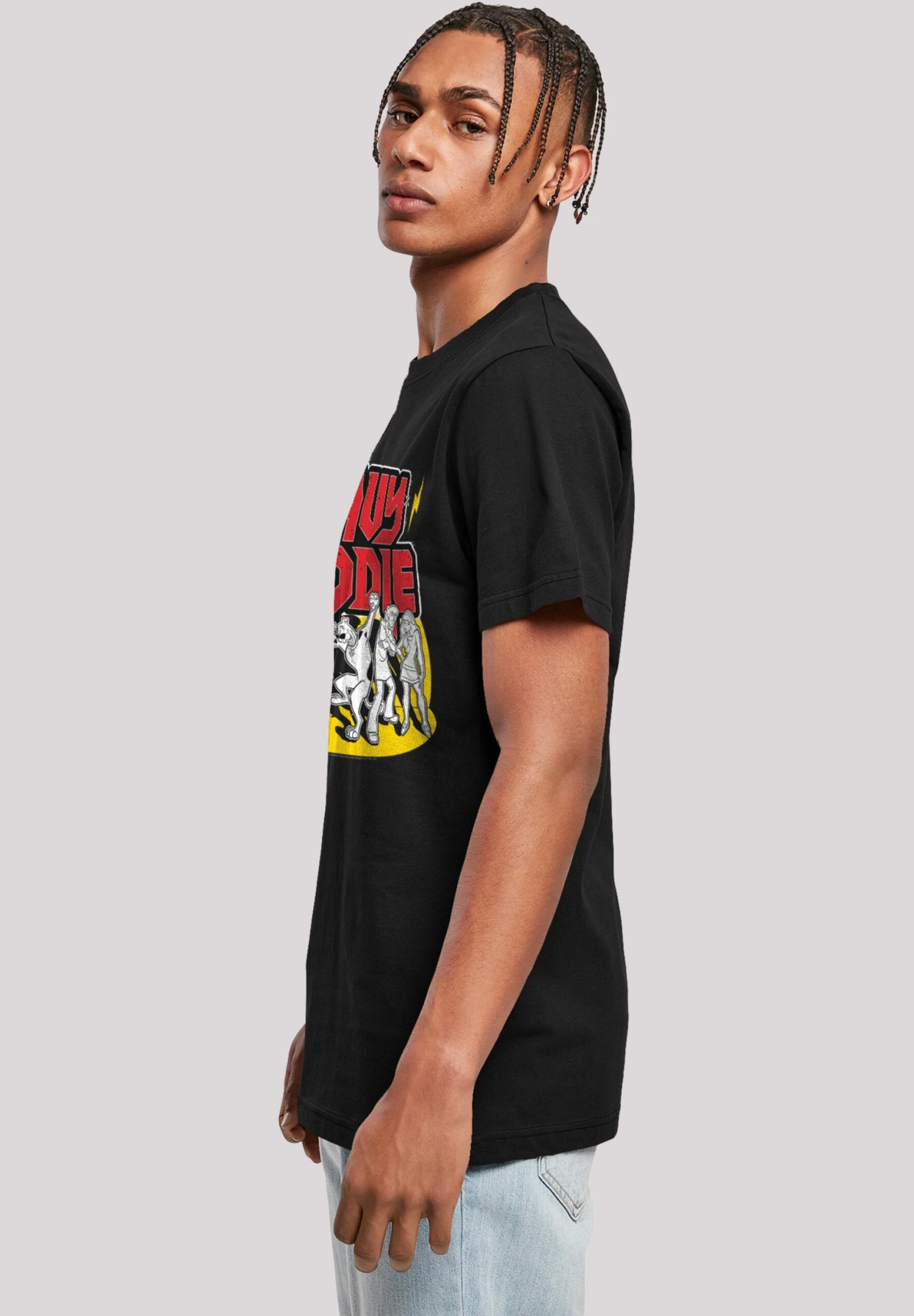 F4NT4STIC Scooby Doo Heavy Meddle- T-Shirt Print - Black 7 F4NT4STIC Scooby Doo Heavy Meddle- T-Shirt Print - Black - Afbeelding 5