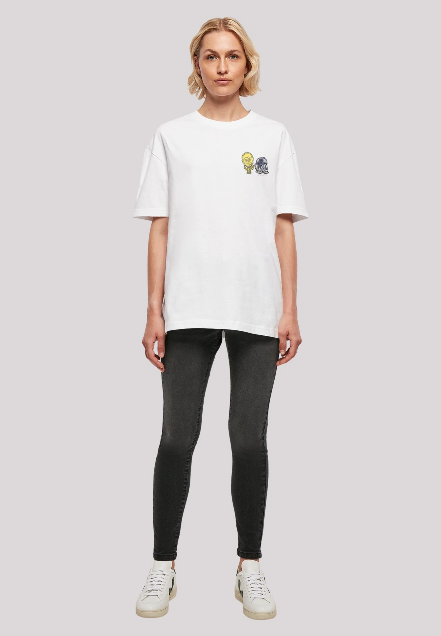 F4NT4STIC Star Wars Resistance Droids- T-Shirt Print - White 4 F4NT4STIC Star Wars Resistance Droids- T-Shirt Print - White - Afbeelding 2