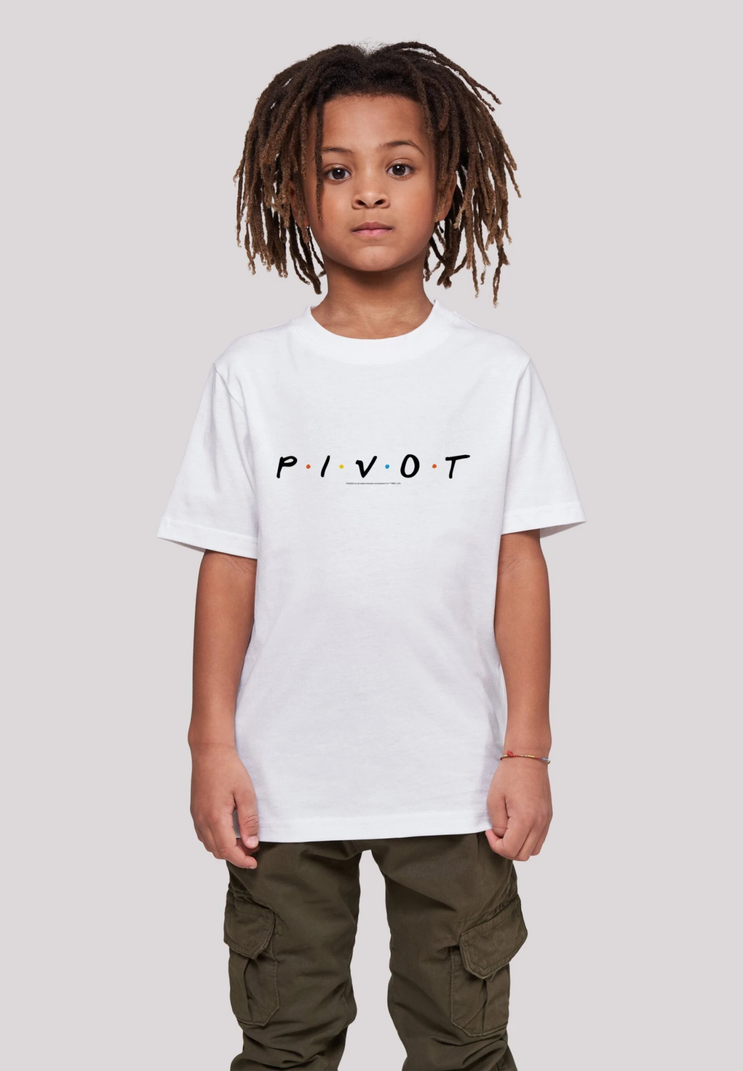 F4NT4STIC Friends Tv Serie Pivot Logo - T-Shirt Print - White 4 F4NT4STIC Friends Tv Serie Pivot Logo - T-Shirt Print - White - Afbeelding 2