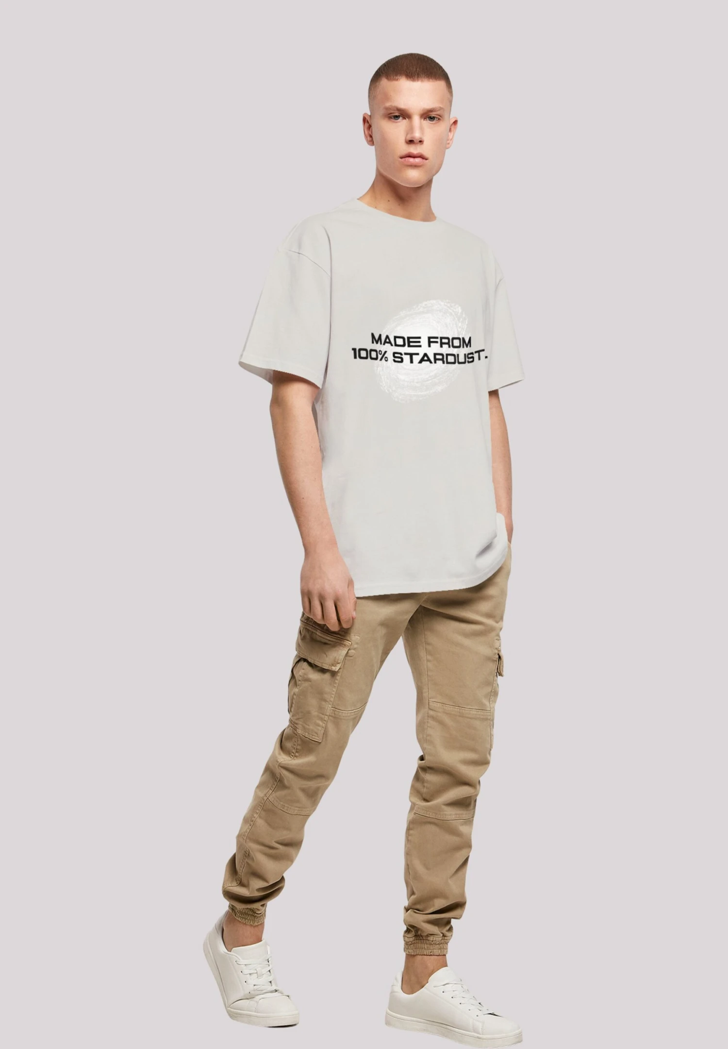 F4NT4STIC Phiber Spaceone- T-Shirt Print - Lightasphalt 4 F4NT4STIC Phiber Spaceone- T-Shirt Print - Lightasphalt - Afbeelding 2