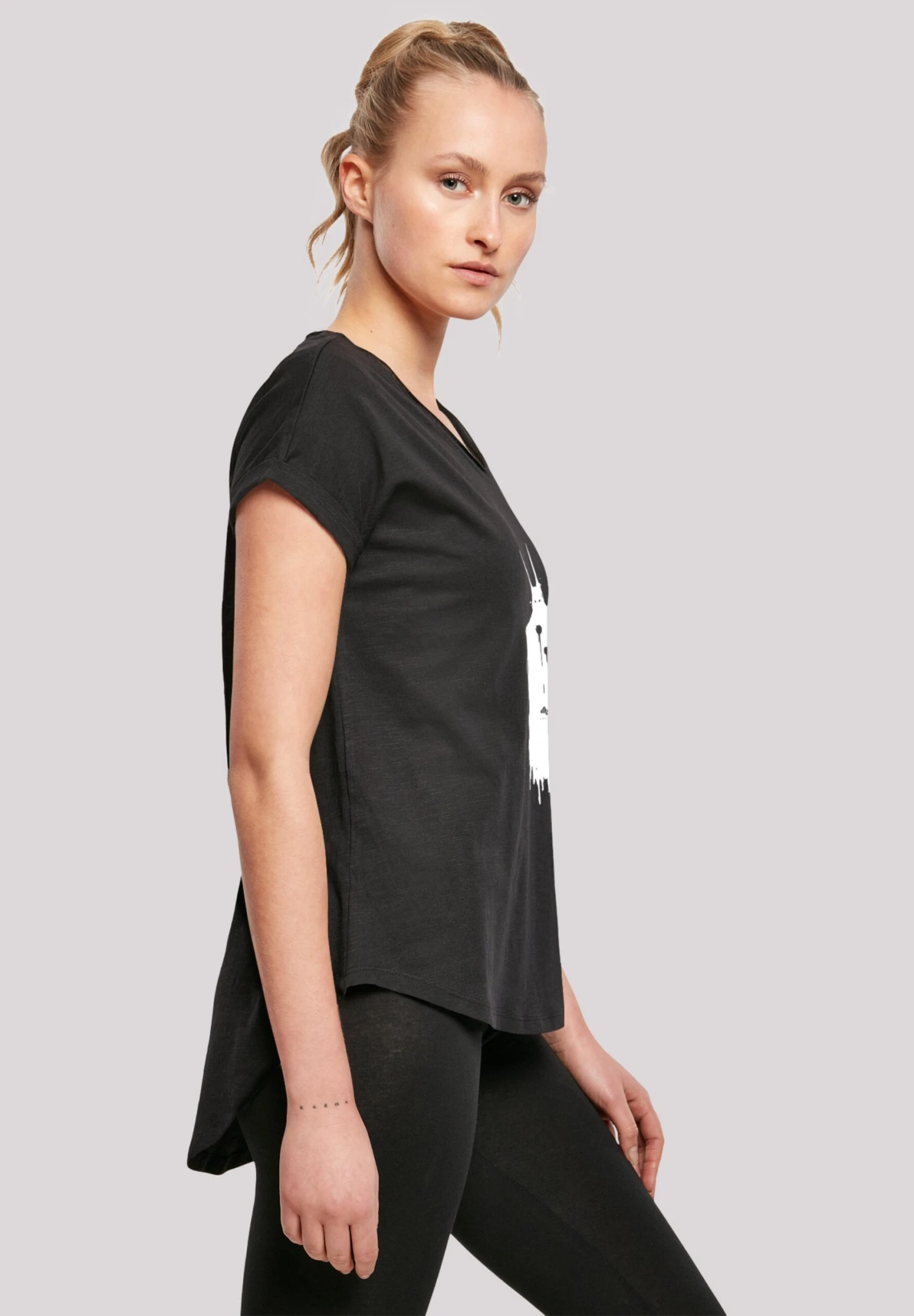 F4NT4STIC Dc Comics Batman Arkham Knight Ghost - T-Shirt Print - Black 7 F4NT4STIC Dc Comics Batman Arkham Knight Ghost - T-Shirt Print - Black - Afbeelding 5