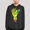 F4NT4STIC Rick Und Morty Pickle Hand - Hoodie - Black -F4Nt4Stic c7ec70b5df714bc18b45989386002685
