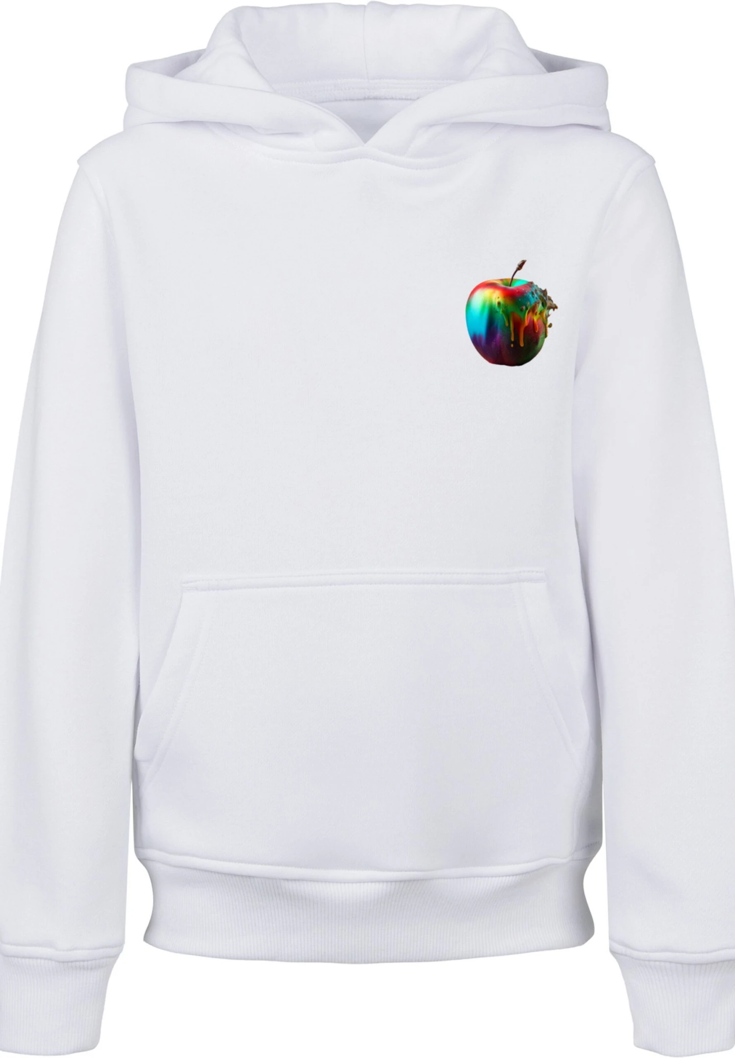 F4NT4STIC Colorfood Collection - Rainbow Apple - Hoodie - Weiß 8 F4NT4STIC Colorfood Collection - Rainbow Apple - Hoodie - Weiß - Afbeelding 6