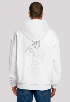 F4NT4STIC Geometrics Abstract - Hoodie - Weiß