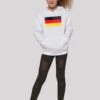 F4NT4STIC Germany Deutschland Flagge Distressed - Hoodie - Weiß -F4Nt4Stic c917c8cc99dc4d7096bc68bd50261dd0