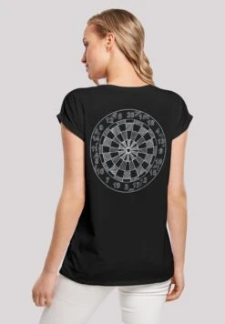 F4NT4STIC Darts Arrows Dartpfeile - T-Shirt Print - Black