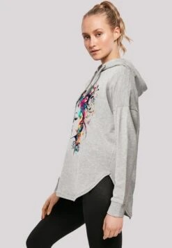 F4NT4STIC Silhouette Bunte Blumen - Hoodie - Grey -F4Nt4Stic c9e8811fd4d74f6e9c2976196b1ad19d