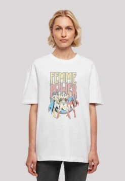 F4NT4STIC Dc Comics Femme Power - T-Shirt Print - White