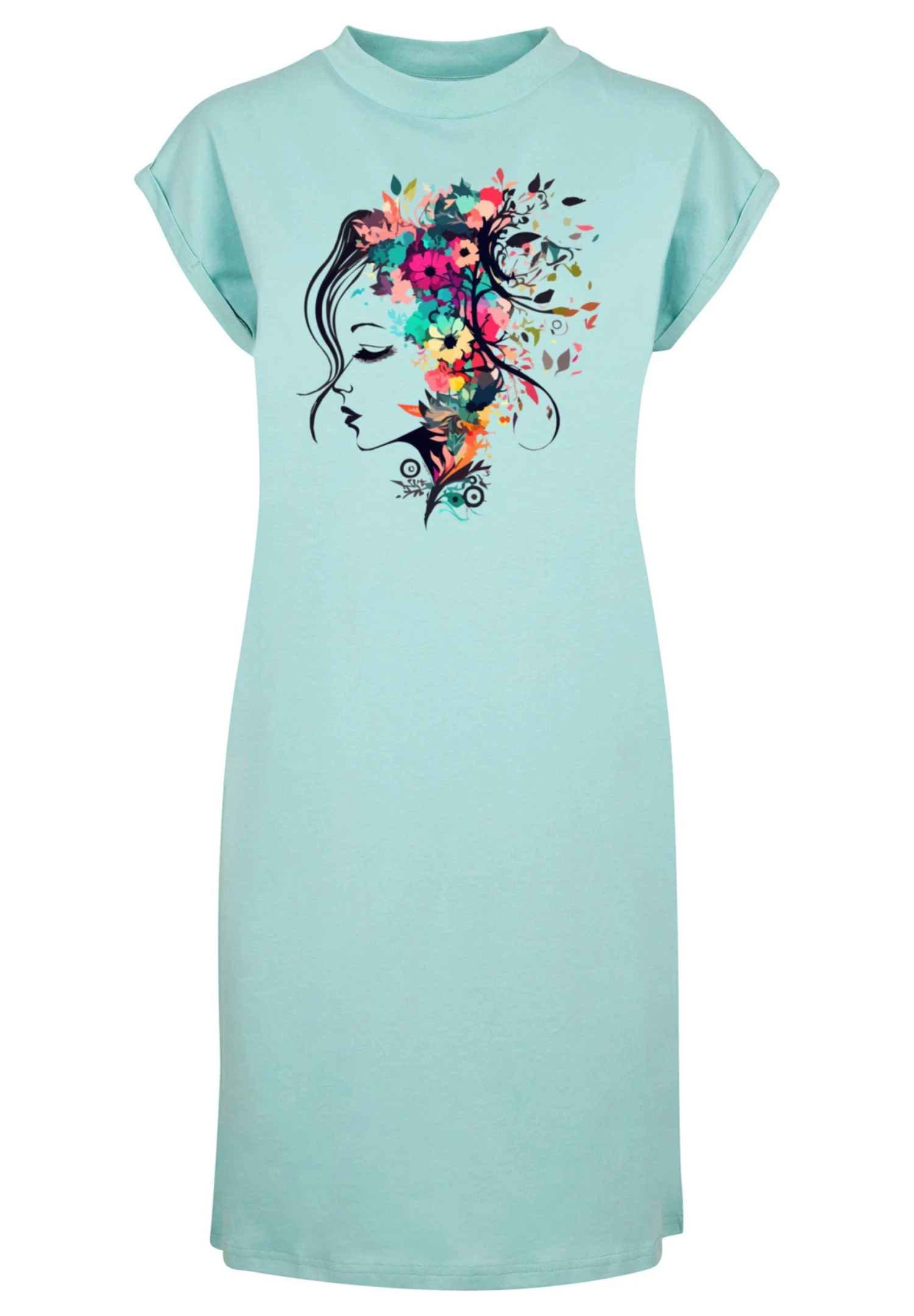 F4NT4STIC Blumen - Jerseyjurk - Bluemint 8 F4NT4STIC Blumen - Jerseyjurk - Bluemint - Afbeelding 6