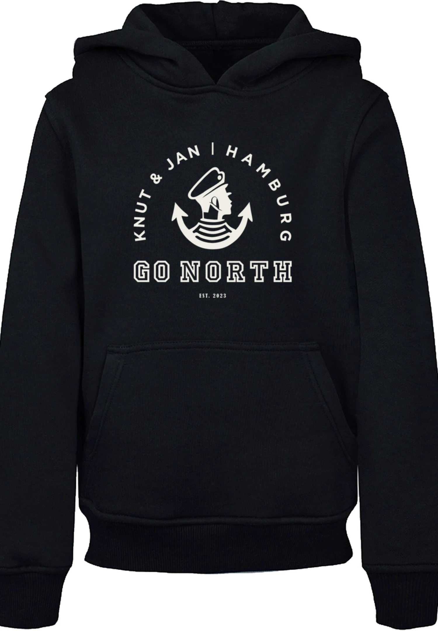F4NT4STIC Go North Knut Jan Hamburg Logo - Hoodie - Schwarz 8 F4NT4STIC Go North Knut Jan Hamburg Logo - Hoodie - Schwarz - Afbeelding 6