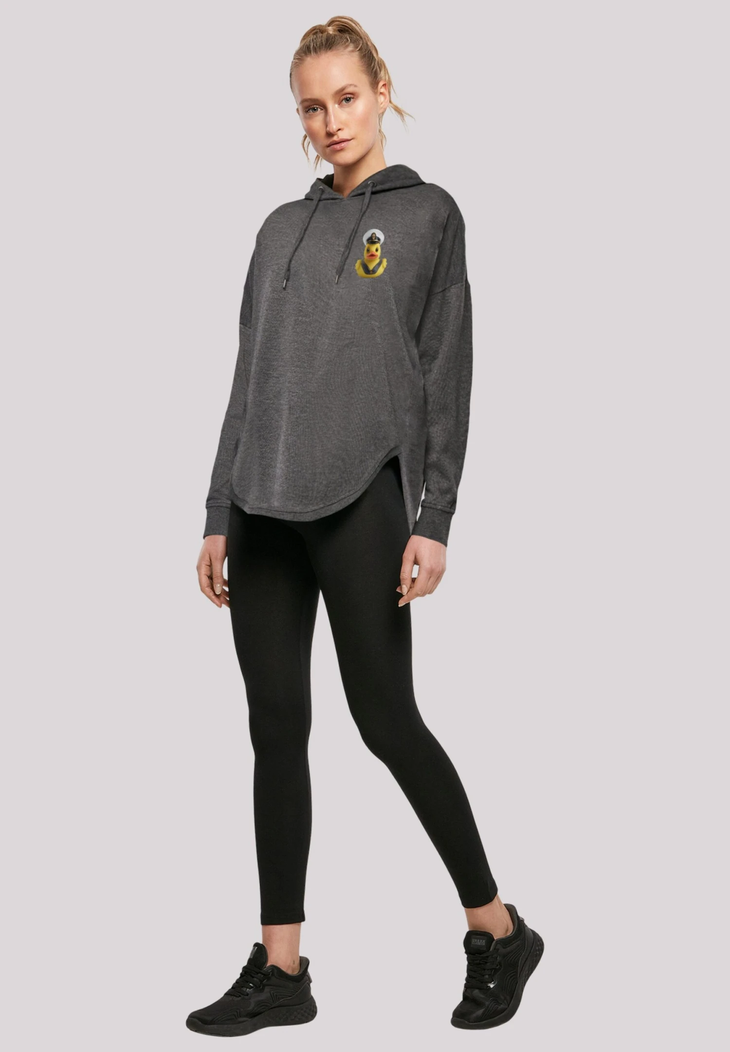 F4NT4STIC Rubber Duck Captain - Hoodie - Charcoal 4 F4NT4STIC Rubber Duck Captain - Hoodie - Charcoal - Afbeelding 2