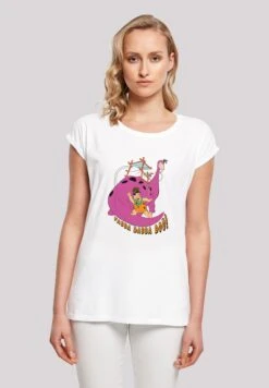 F4NT4STIC Die Familie Feuerstein Yabba Dabba Doo - T-Shirt Print - White