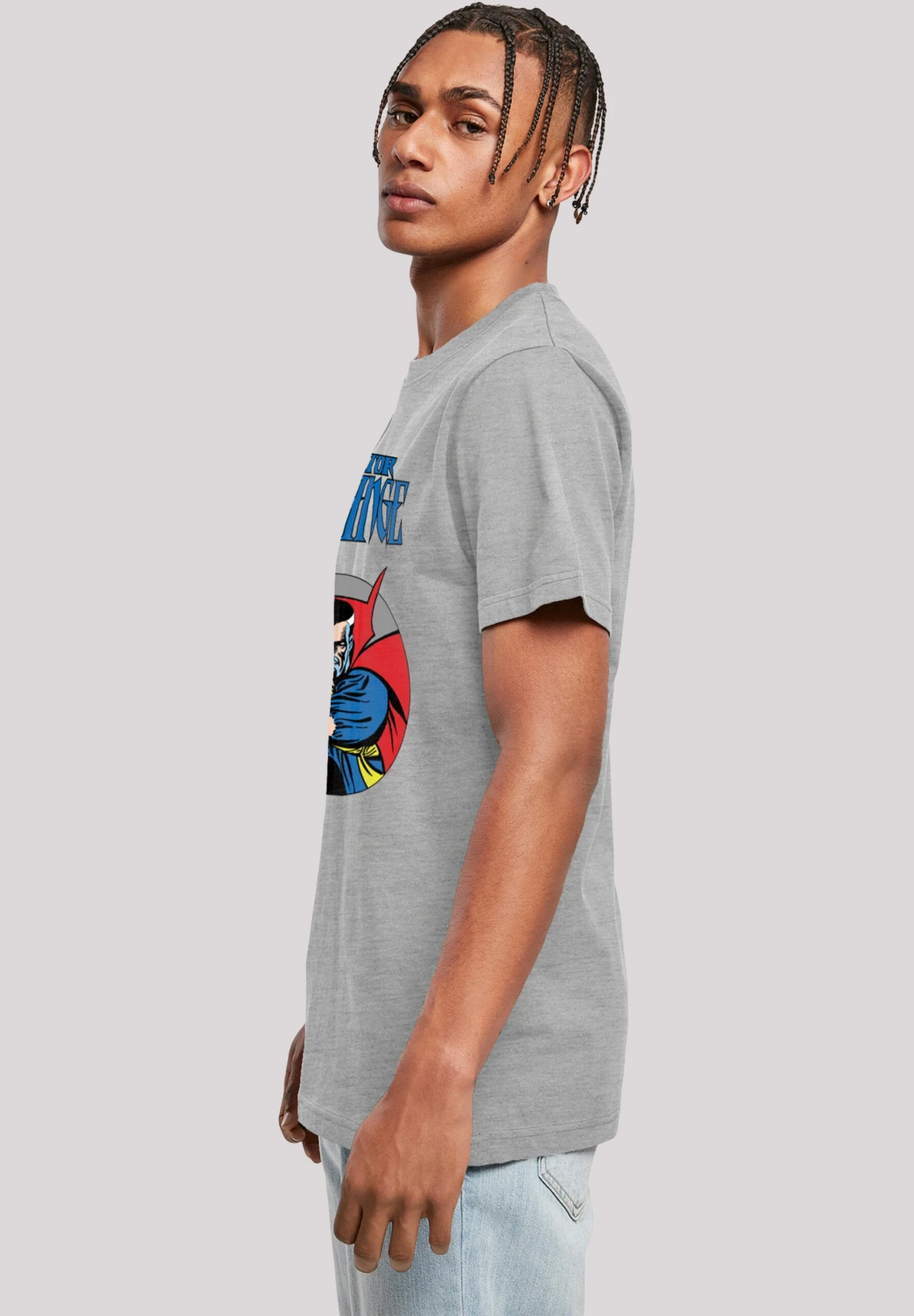 F4NT4STIC Marvel Boys Doctor Strange Circle - T-Shirt Print - Heather Grey 7 F4NT4STIC Marvel Boys Doctor Strange Circle - T-Shirt Print - Heather Grey - Afbeelding 5