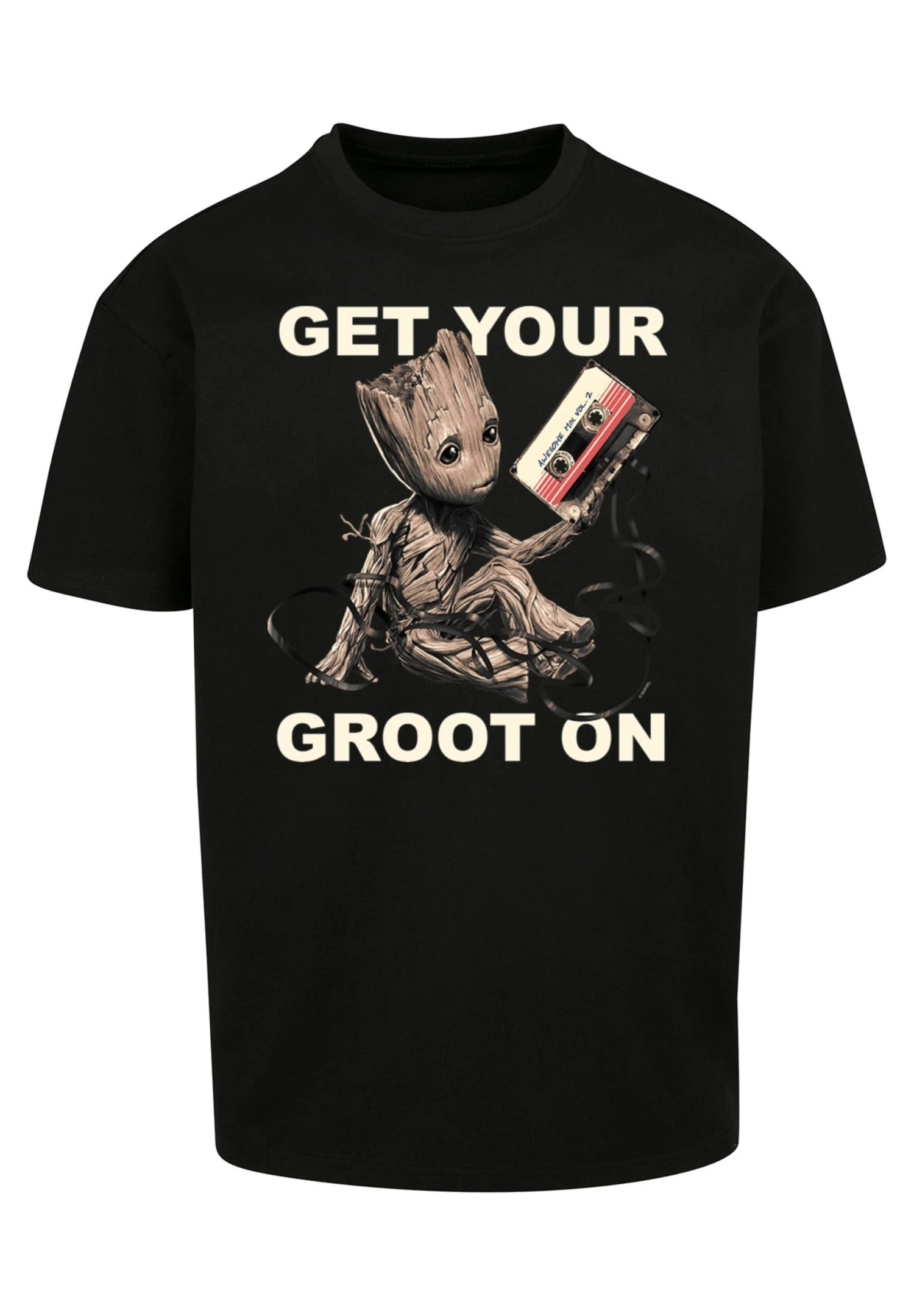 F4NT4STIC Get Your Groot - T-Shirt Print - Black 8 F4NT4STIC Get Your Groot - T-Shirt Print - Black - Afbeelding 6