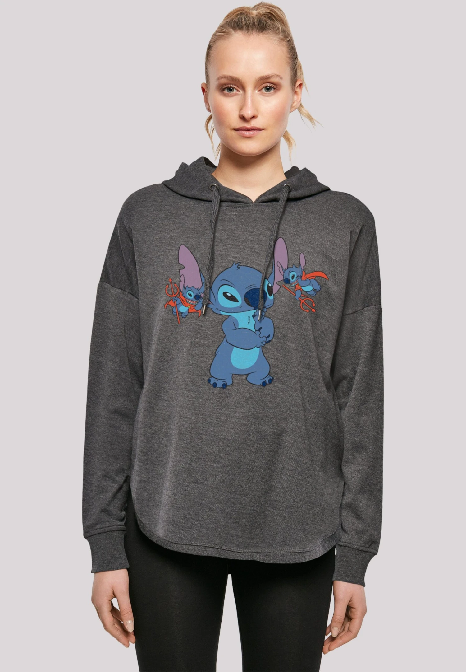 F4NT4STIC Disney Lilo Und Stitch Little Devils - Hoodie - Charcoal 3 F4NT4STIC Disney Lilo Und Stitch Little Devils - Hoodie - Charcoal
