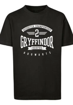 F4NT4STIC Harry Potter Gryffindor Keeper - T-Shirt Print - Black -F4Nt4Stic d1d34dccd60b4906a101fa4b54b89830
