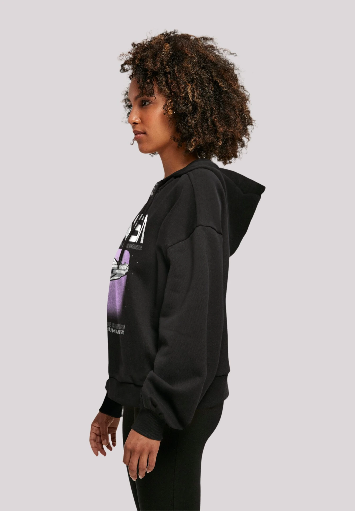 F4NT4STIC Nasa Shuttle Orbit Oversize- Hoodie - Schwarz 7 F4NT4STIC Nasa Shuttle Orbit Oversize- Hoodie - Schwarz - Afbeelding 5