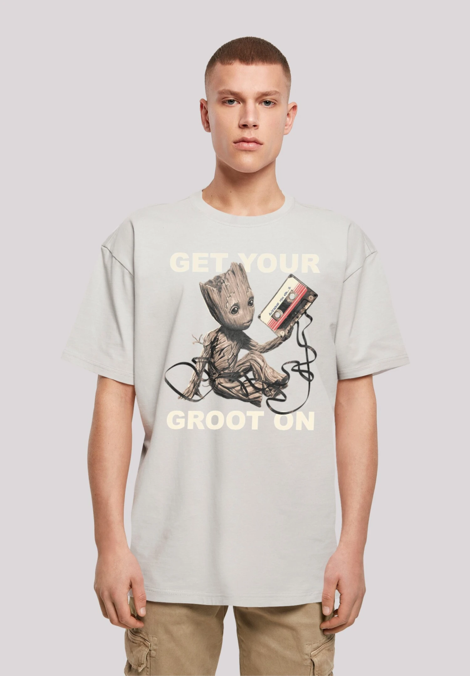 F4NT4STIC Get Your Groot - T-Shirt Print - Lightasphalt 3 F4NT4STIC Get Your Groot - T-Shirt Print - Lightasphalt