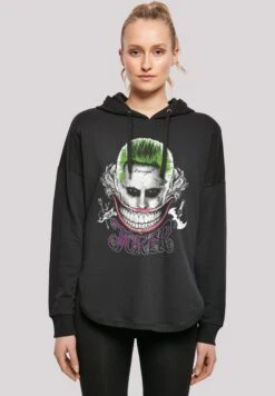 F4NT4STIC Dc Comics - Suicide Squad Joker Coloured Smile - Hoodie - Black