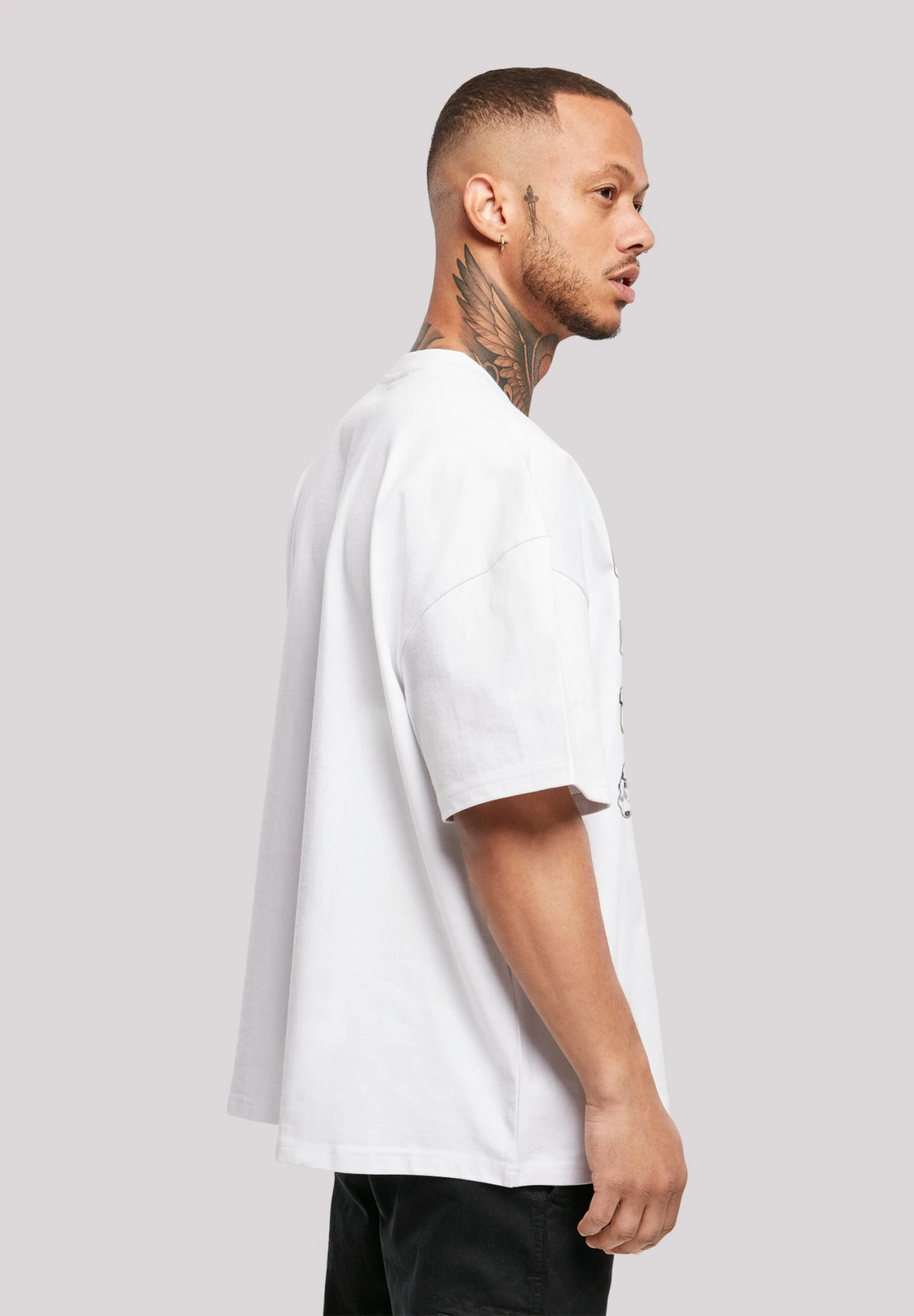 F4NT4STIC Star Wars Stormtrooper Helmets Cad Oversize - T-Shirt Print - White 6 F4NT4STIC Star Wars Stormtrooper Helmets Cad Oversize - T-Shirt Print - White - Afbeelding 4