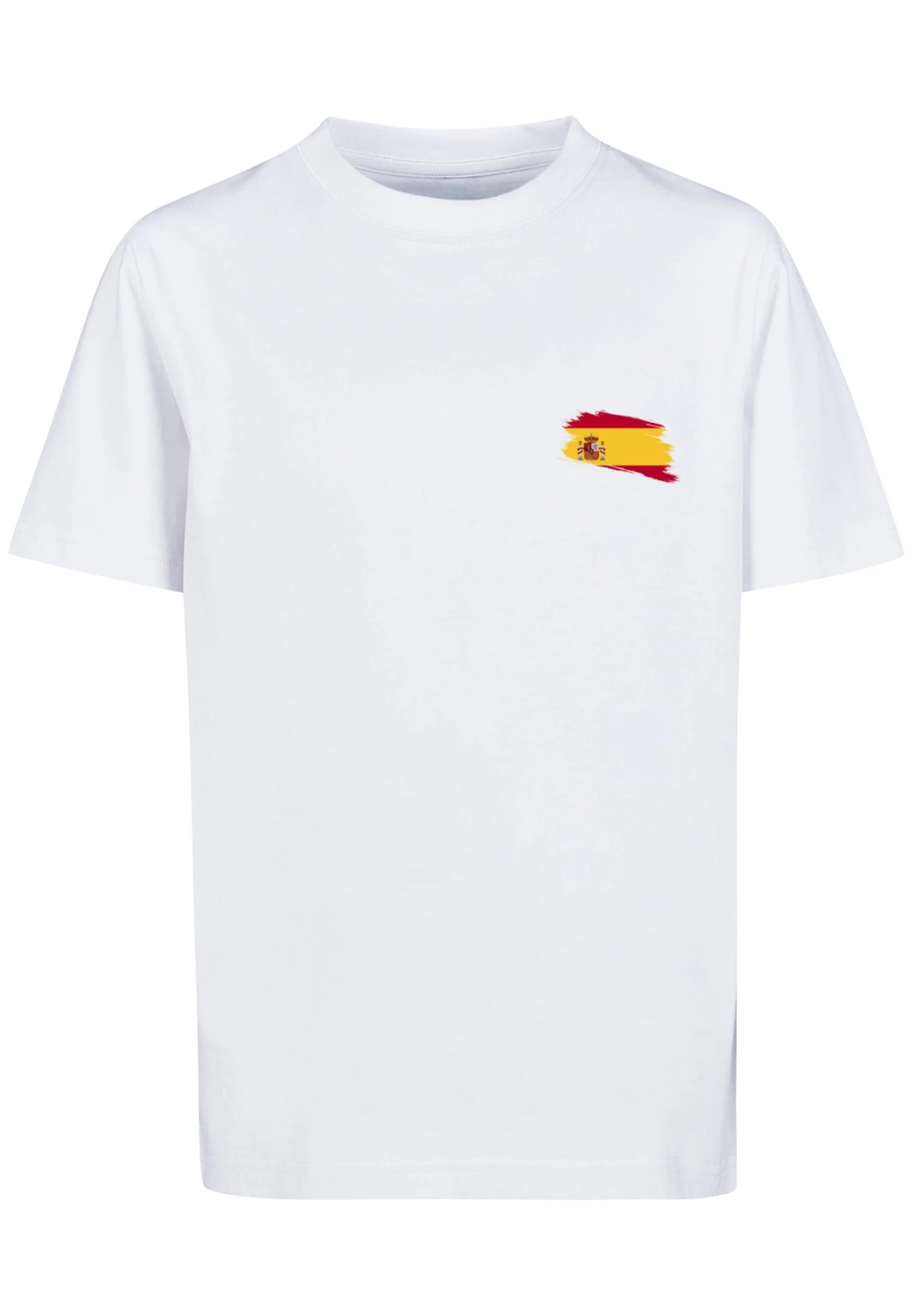 F4NT4STIC Spanien Flagge - T-Shirt Print - Weiß 8 F4NT4STIC Spanien Flagge - T-Shirt Print - Weiß - Afbeelding 6