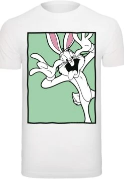 F4NT4STIC Looney Tunes Bugs Bunny Funny Face - T-Shirt Print - White -F4Nt4Stic d60862dc6acc42dbaafa16aa9f40cddd