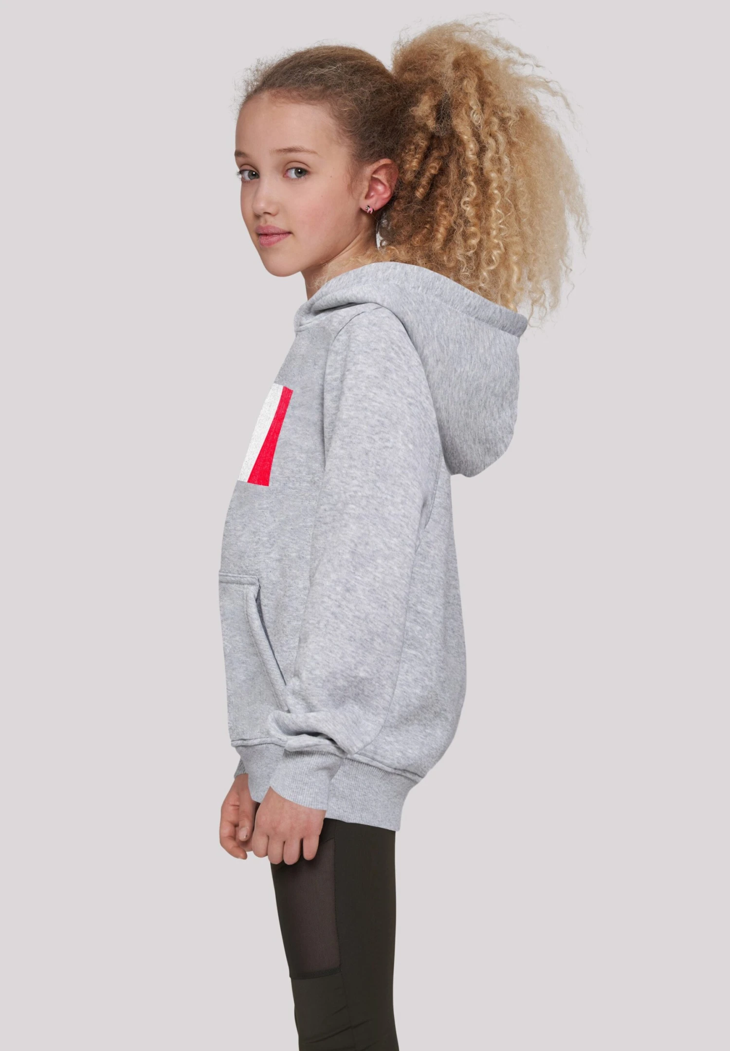 F4NT4STIC Frankreich Flagge Distressed - Hoodie - Heather Grey 7 F4NT4STIC Frankreich Flagge Distressed - Hoodie - Heather Grey - Afbeelding 5