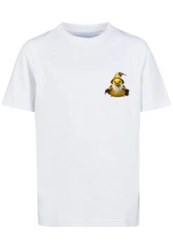 F4NT4STIC Duck Wizard Unisex - T-Shirt Print - Weiß -F4Nt4Stic d70dd40c33404992b795675604fe102a