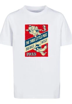 F4NT4STIC Disney Die Drei Kleinen Schweinchen - T-Shirt Print - White 14 F4NT4STIC Disney Die Drei Kleinen Schweinchen - T-Shirt Print - White -F4Nt4Stic d714bfed74f948e3976473a8e074ae55
