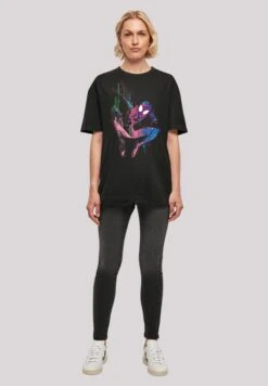 F4NT4STIC Marvel Spider-Man Into The Spider-Verse City - T-Shirt Print - Black -F4Nt4Stic d75d222c5e95489d8699bfcfc8b7e526