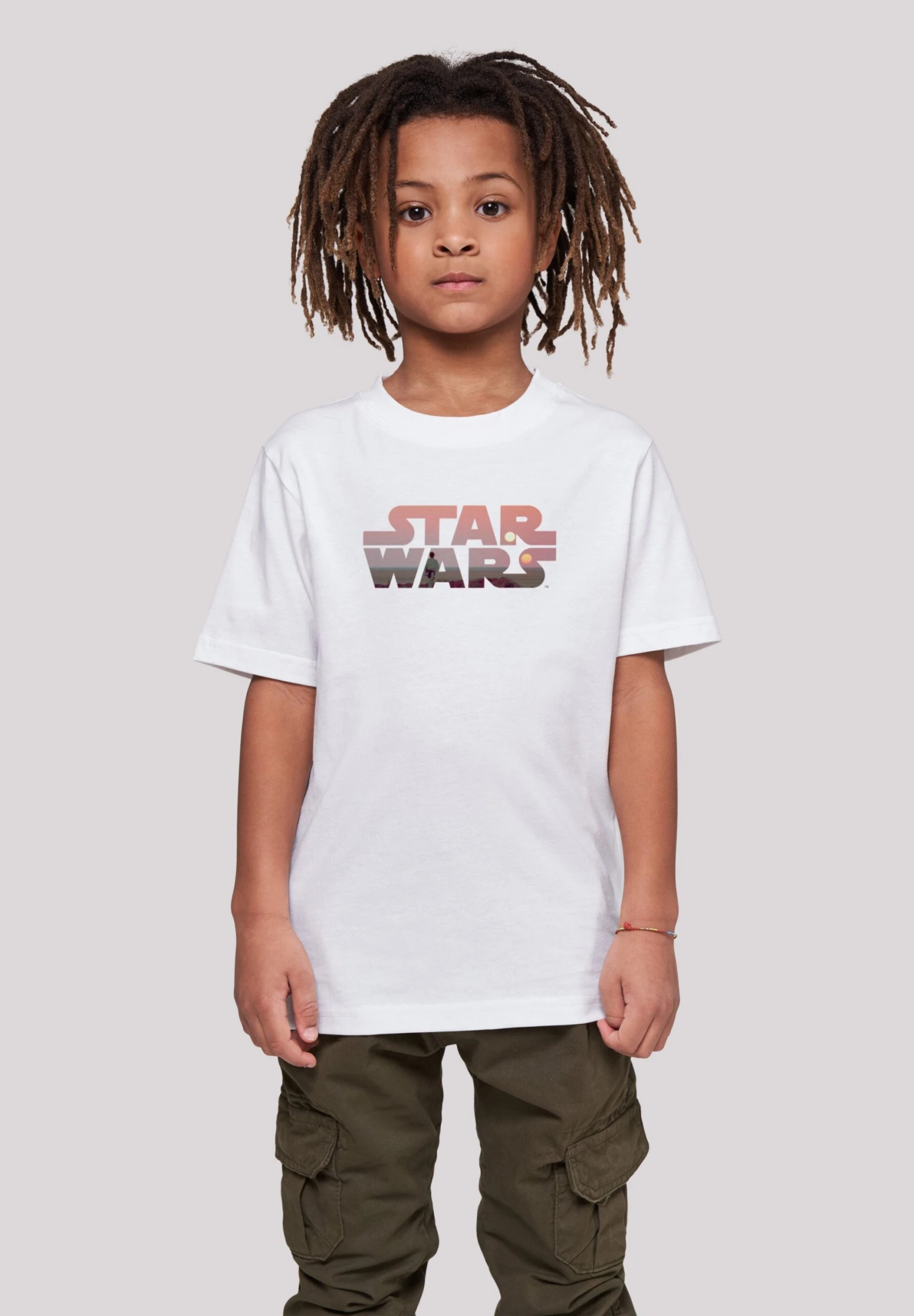 F4NT4STIC Star Wars Tatooine Logo - T-Shirt Print - White 4 F4NT4STIC Star Wars Tatooine Logo - T-Shirt Print - White - Afbeelding 2