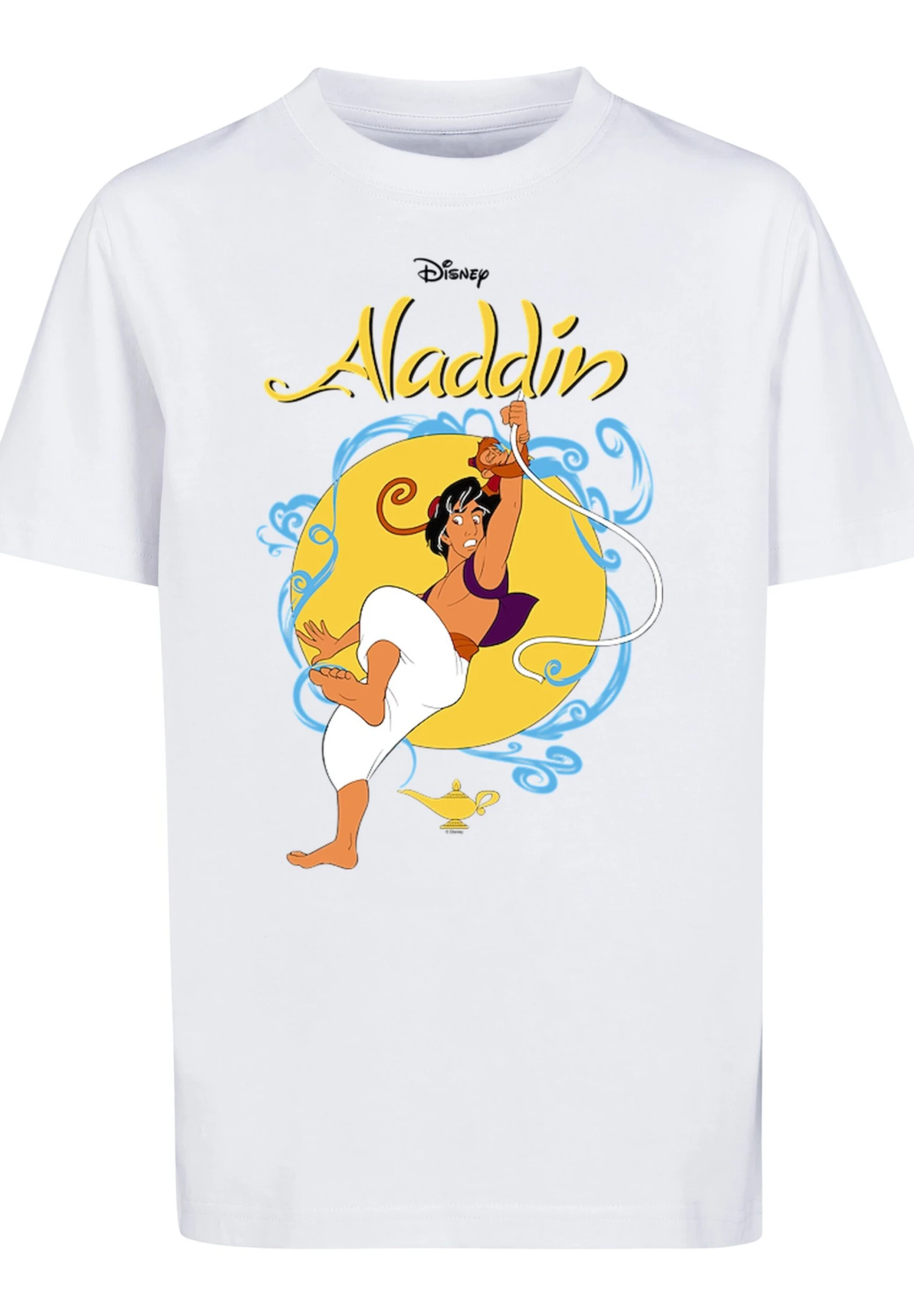 F4NT4STIC Disney Aladdin Rope Swing - T-Shirt Print - White 8 F4NT4STIC Disney Aladdin Rope Swing - T-Shirt Print - White - Afbeelding 6