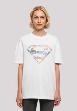 F4NT4STIC Superman - T-Shirt Print - White
