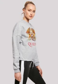 F4NT4STIC Queen Crest - Sweater - Heather Grey 12 F4NT4STIC Queen Crest - Sweater - Heather Grey -F4Nt4Stic dbe29d8bde254613bf3bb7339676e1ed