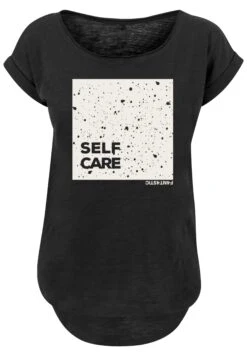 F4NT4STIC Self Care Long- T-Shirt Print - Schwarz -F4Nt4Stic dd63c60df55c444ab32e7420f578b495