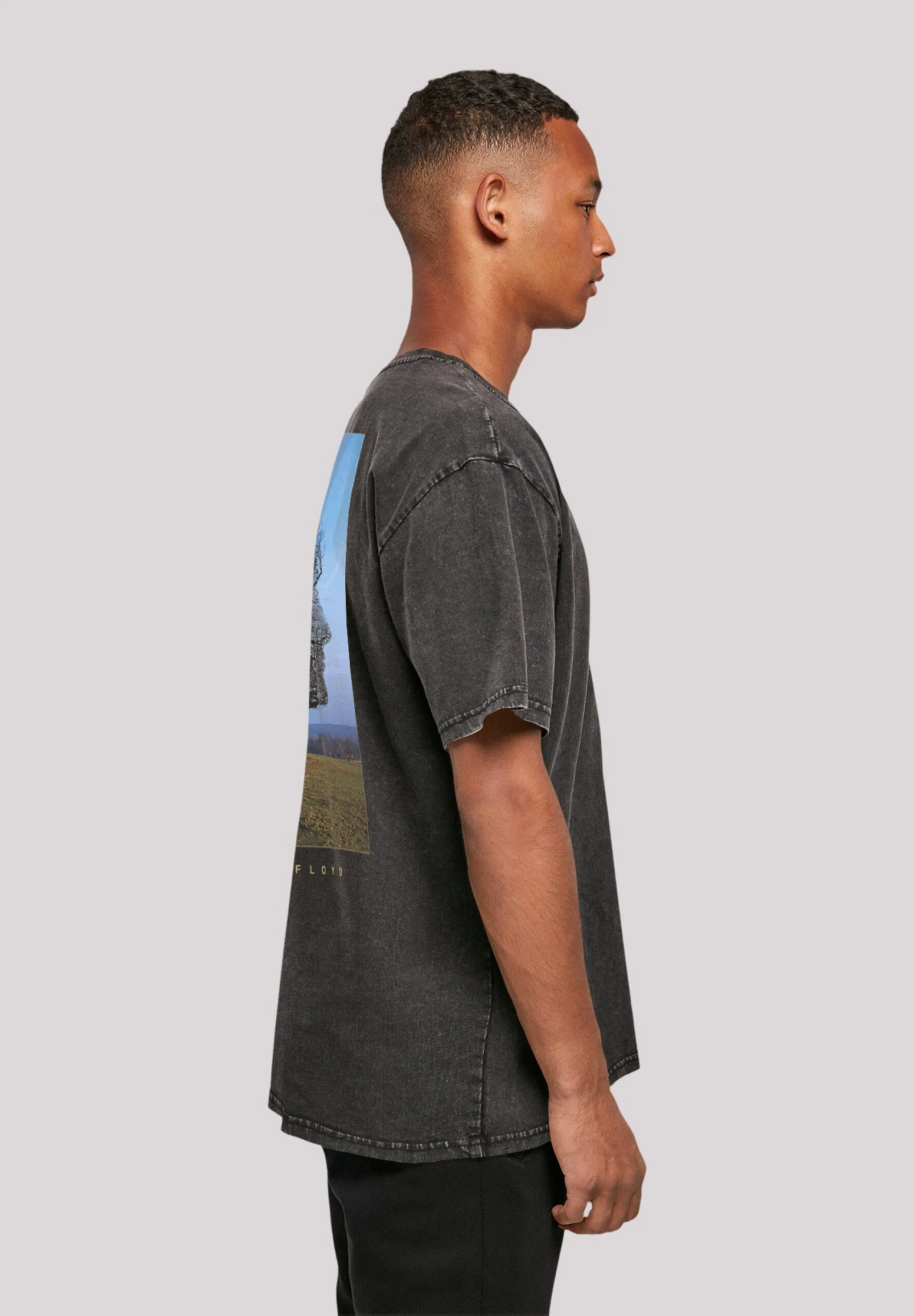 F4NT4STIC Pink Floyd Oversize- T-Shirt Print - Schwarz 6 F4NT4STIC Pink Floyd Oversize- T-Shirt Print - Schwarz - Afbeelding 4