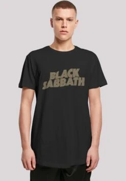F4NT4STIC Black Sabbath Metal Band Us Tour 1978 Black Zip - T-Shirt Print - Black