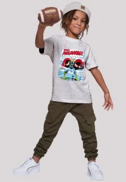 F4NT4STIC Marvel Thor Asgard - T-Shirt Print - Heather Grey