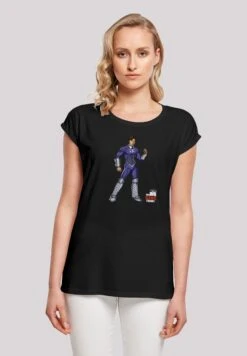 F4NT4STIC Big Bang Theory Raj Superhero - T-Shirt Print - Black