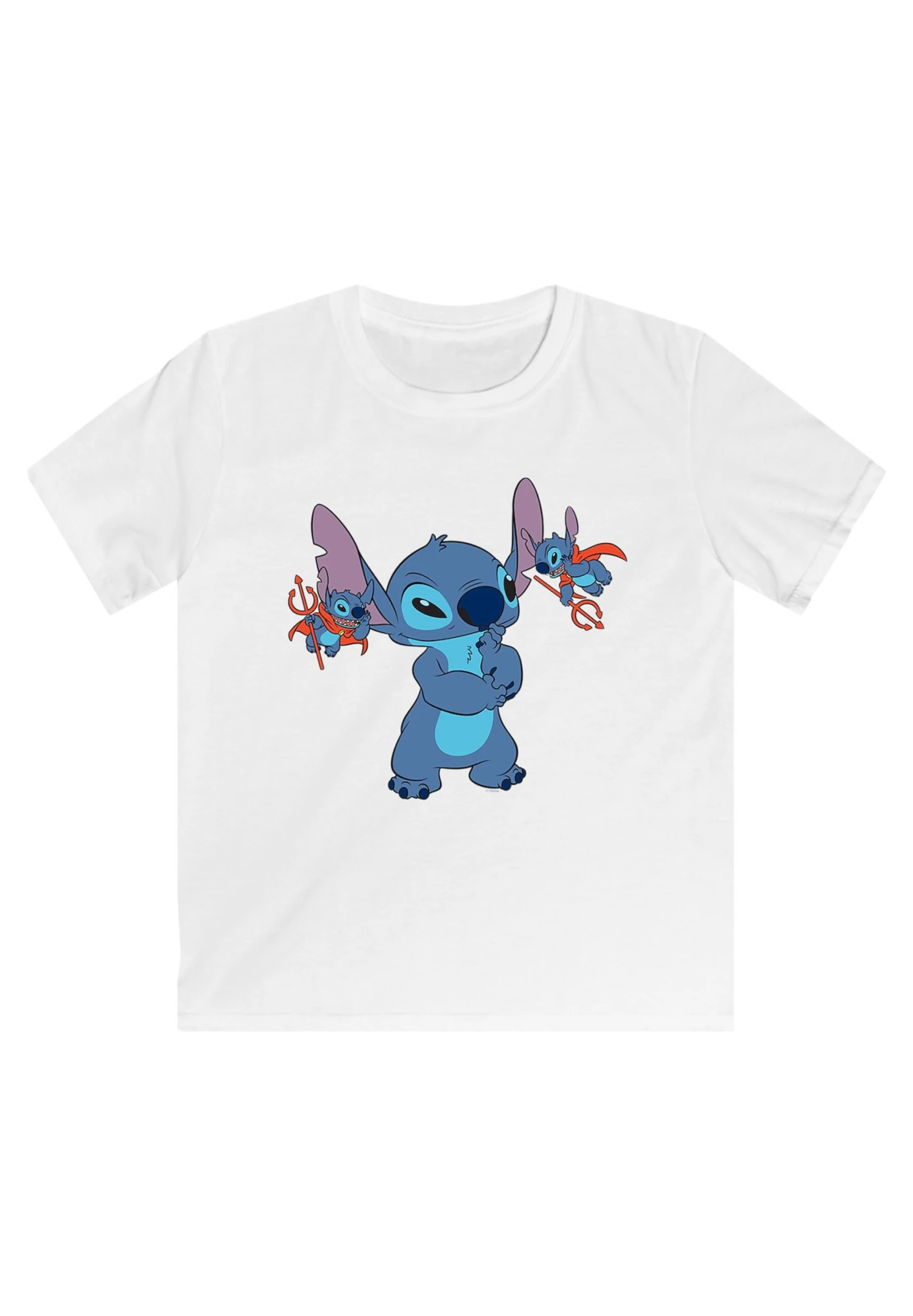 F4NT4STIC Disney Lilo & Stitch Teufel- T-Shirt Print - White 4 F4NT4STIC Disney Lilo & Stitch Teufel- T-Shirt Print - White - Afbeelding 2