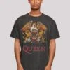 F4NT4STIC Queen Classic Crest - T-Shirt Print - Schwarz 1 F4NT4STIC Queen Classic Crest - T-Shirt Print - Schwarz -F4Nt4Stic e1d618b03c444fa9a4e15b6628b2b15e