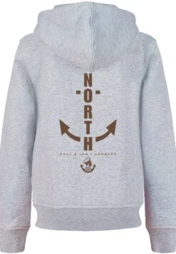 F4NT4STIC North Anker Knut & Jan Hamburg - Hoodie - Heather Grey -F4Nt4Stic e2257db66bc64abfbef91a33efecdb54