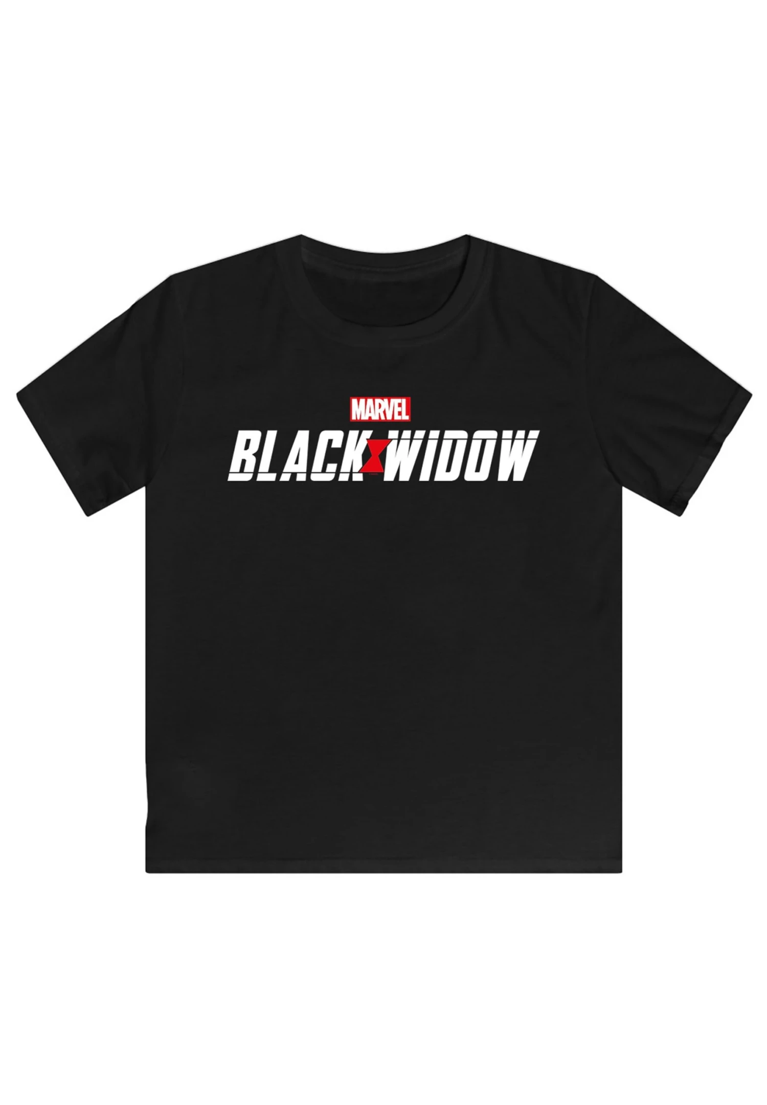 F4NT4STIC MarvelWidow Movie Logo Premium Superhelden Iron Man- T-Shirt Print - Black 4 F4NT4STIC MarvelWidow Movie Logo Premium Superhelden Iron Man- T-Shirt Print - Black - Afbeelding 2